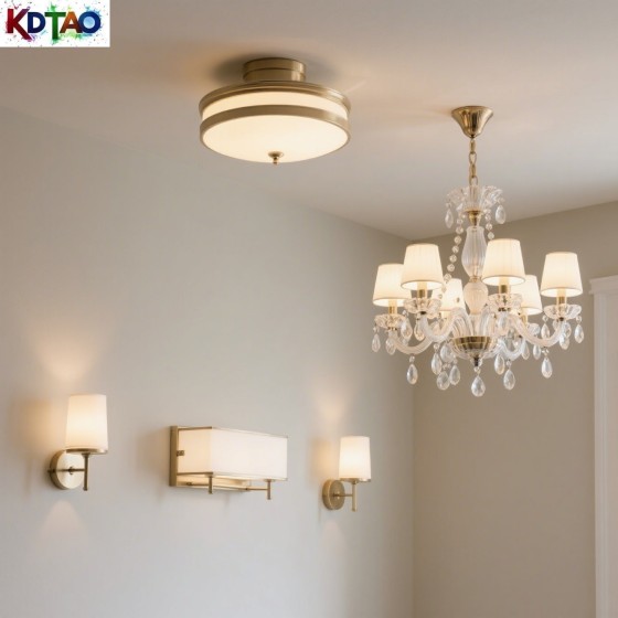 灯具：壁灯，吸顶灯，吊灯